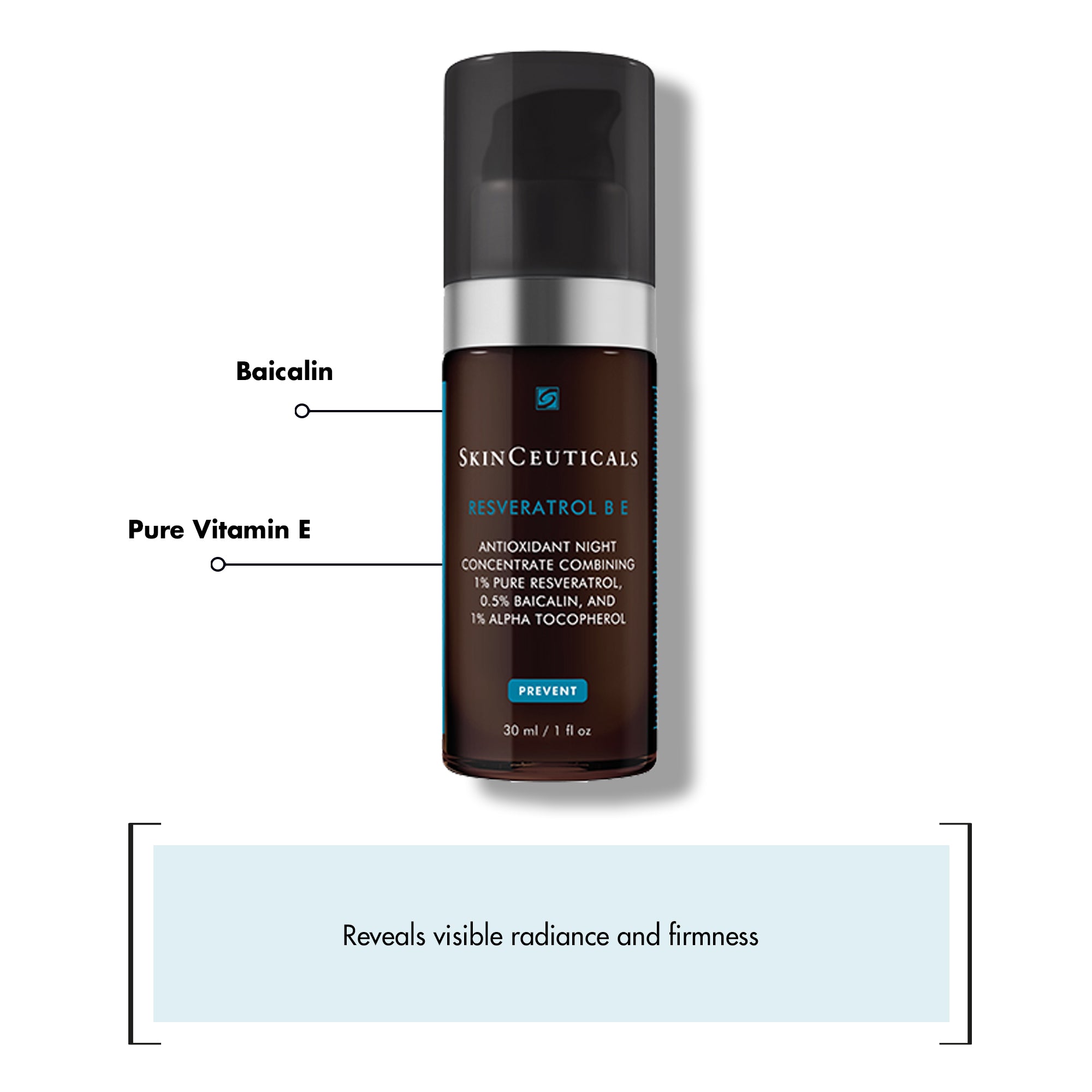 SkinCeuticals Resveratrol B E Antioxidant VitaminC Night Time Serum